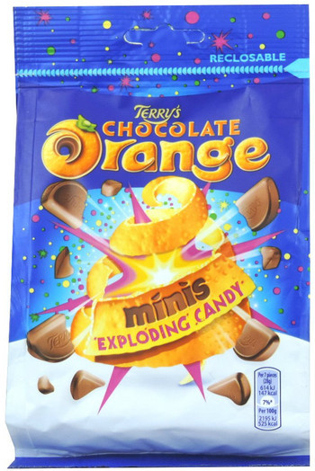 Terry's Chocolate Orange Exploding Minis 105g  x 10