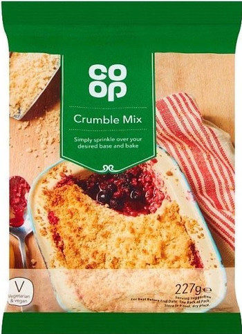 12 x Co-op Crumble Mix 227g