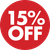 15% Off Your Order - Discount Applied During Checkout