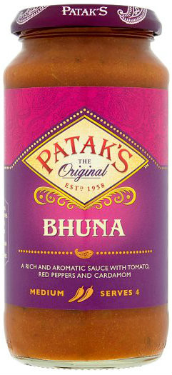 Pataks Bhuna Curry Sauce 450g