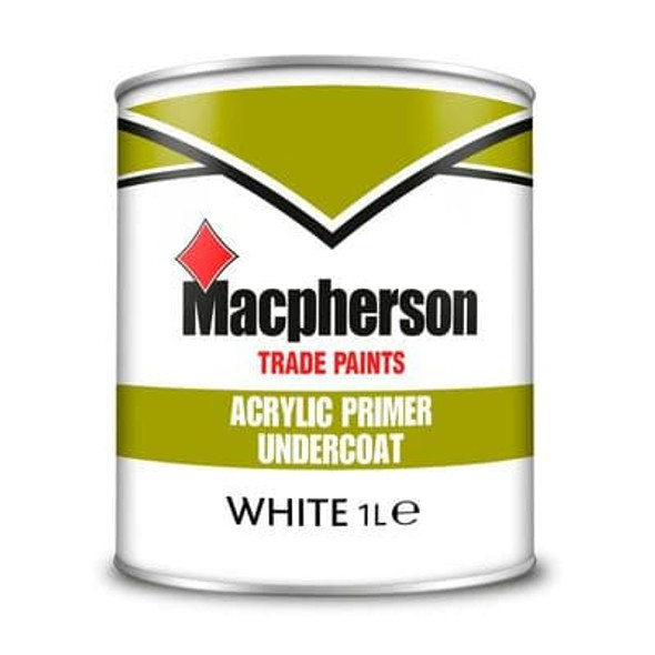 Macpherson Acrylic Primer Undercoat White 1L