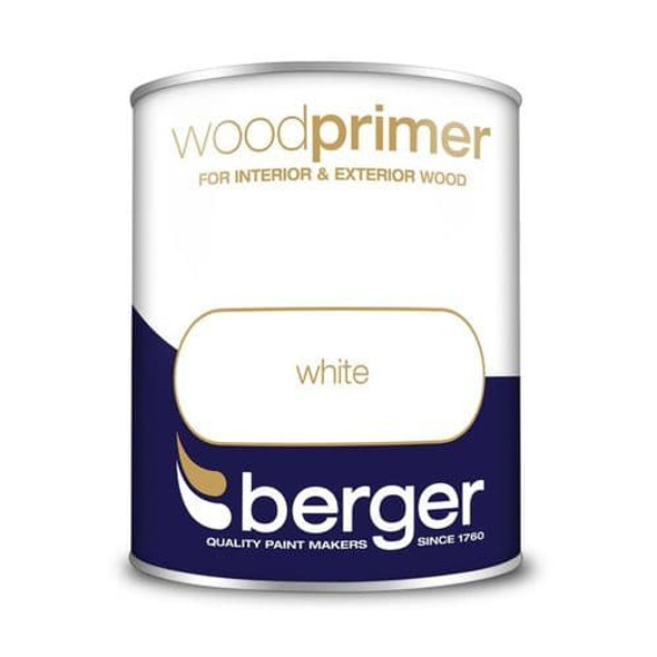 Berger Wood Primer White 750ml