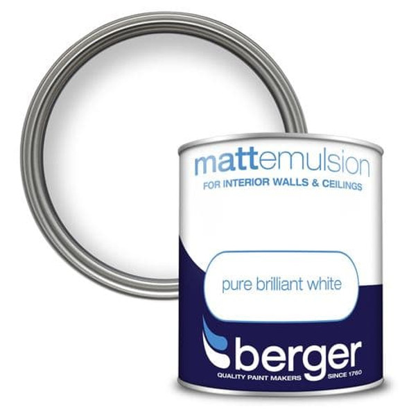 Berger Matt Emulsion Brilliant White 1L & 5L