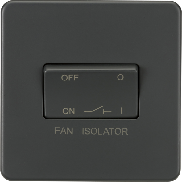 10A Fan Isolator Switch - Anthracite