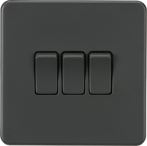 10AX 3G 2-way Switch - Anthracite