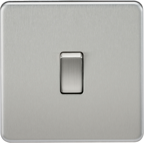 10AX 1G DP Switch - Brushed Chrome