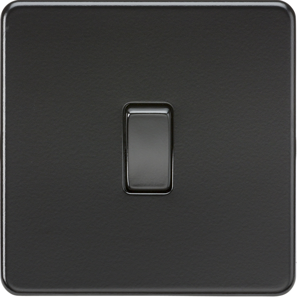 10AX 1G 2-way Switch - Matt Black
