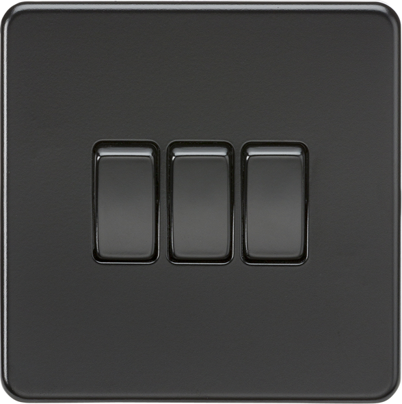 10AX 3G 2-way Switch - Matt Black