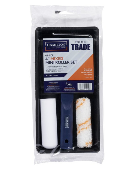 FOR THE TRADE 4 PIECE 4" MIXED MINI ROLLER SET