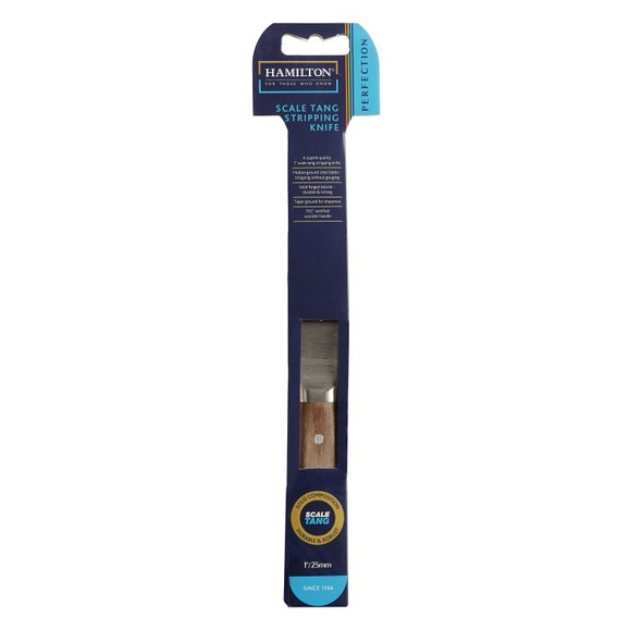 PERFECTION 1" SCALE TANG STRIPPING KNIFE