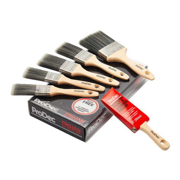 ProDec Trojan 6pc Paint Brush Set