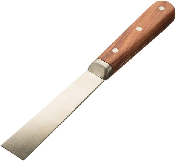 Coral Elite Scale Tang Chisel Knife with a Stainless Steel Scraper Blade