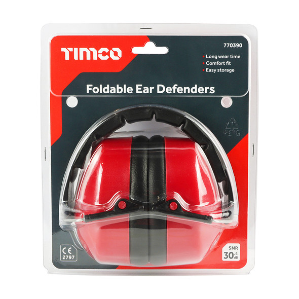 Ear Defenders - 30.4dB Foldable One Size