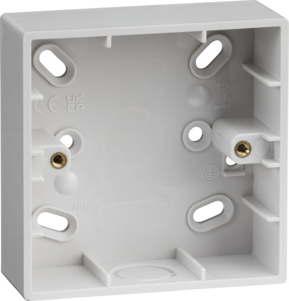 29mm PVC Single Back Box