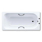 Eurowa 1700 x 700mm Steel Bath Twin Grip - 2TH (excl. feet & grips)