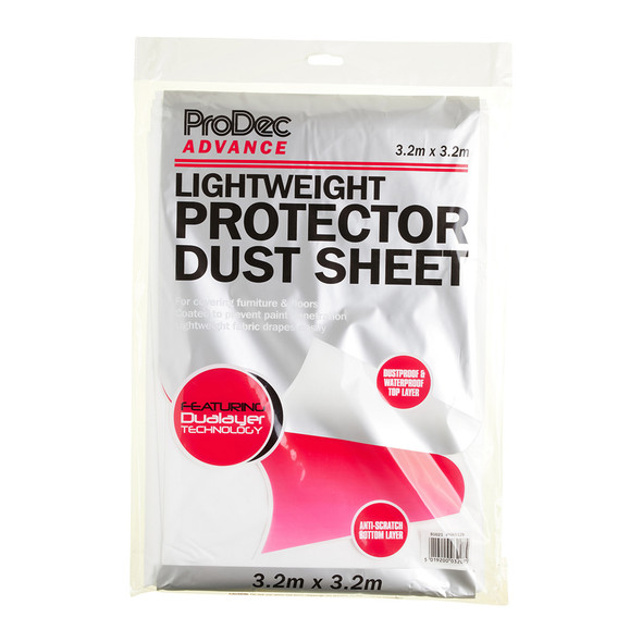 ProDec Advance Lightweight 3.2m x 3.2m Non-Woven Dust Sheet