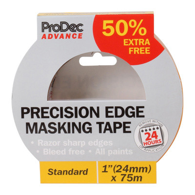 ProDec Advance 1" x 75m Precision Edge Masking Tape