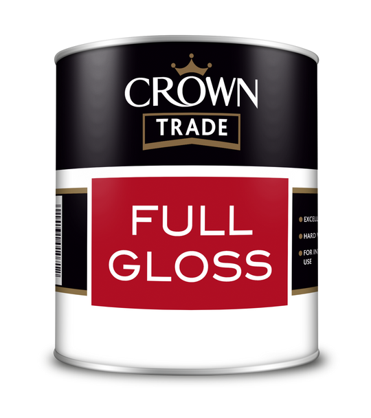 Crown Trade Full Gloss Brilliant White 1L