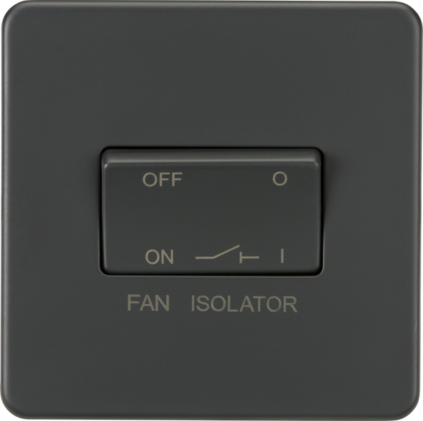 10A Fan Isolator Switch - Anthracite