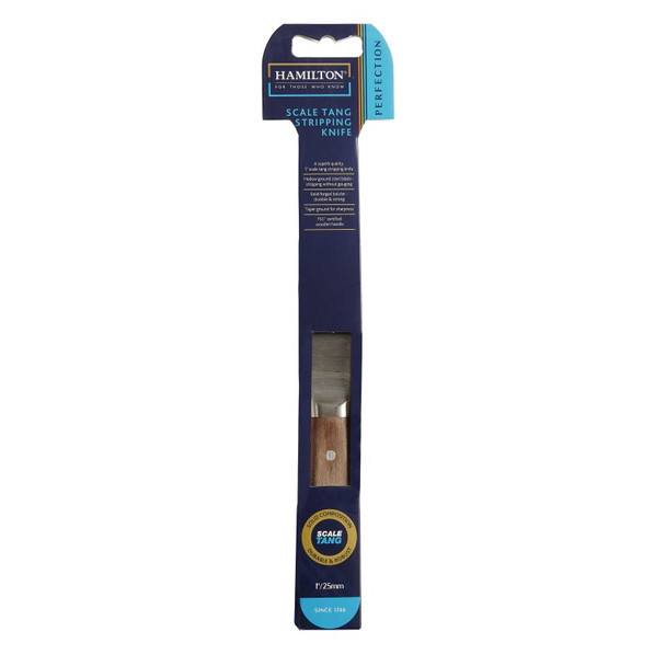 PERFECTION 1" SCALE TANG STRIPPING KNIFE
