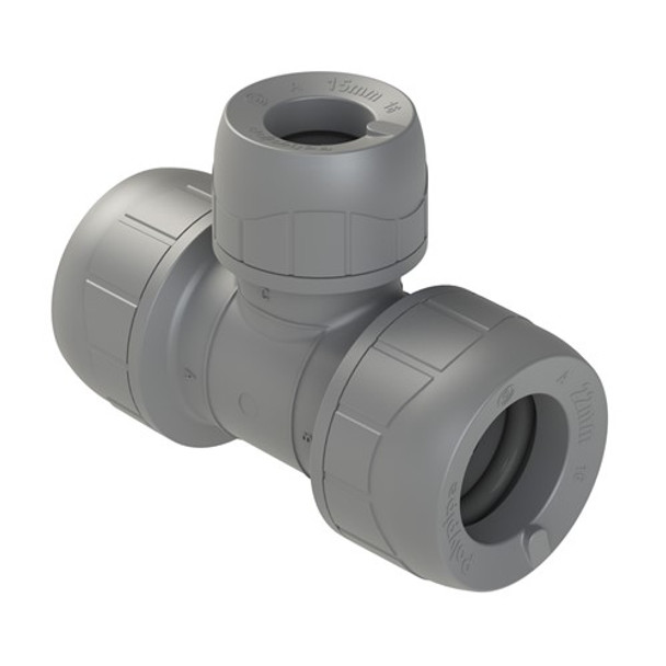 Polyplumb  22x22x15mm Tee Reducer