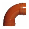Push-Fit  Double Socket Bend 110mm Terracotta