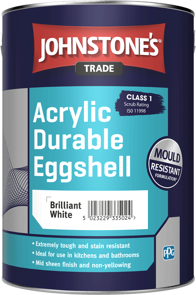 Johnstone’s Trade Acrylic Durable Eggshell 5L