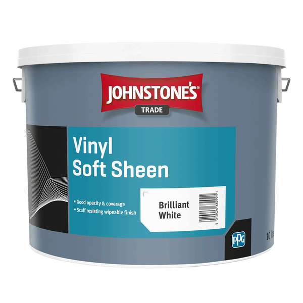 Johnstone's Trade Vinyl Soft Sheen 5L Brilliant White