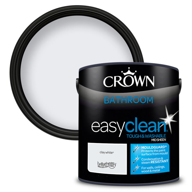 Crown easyclean® Bathroom 2.5L clay white®
