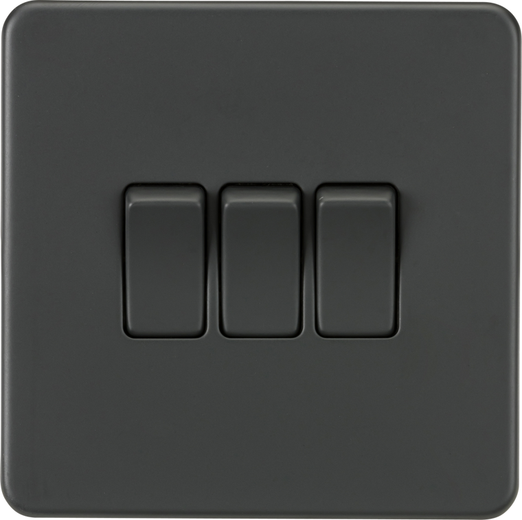 10AX 3G 2-way Switch - Anthracite