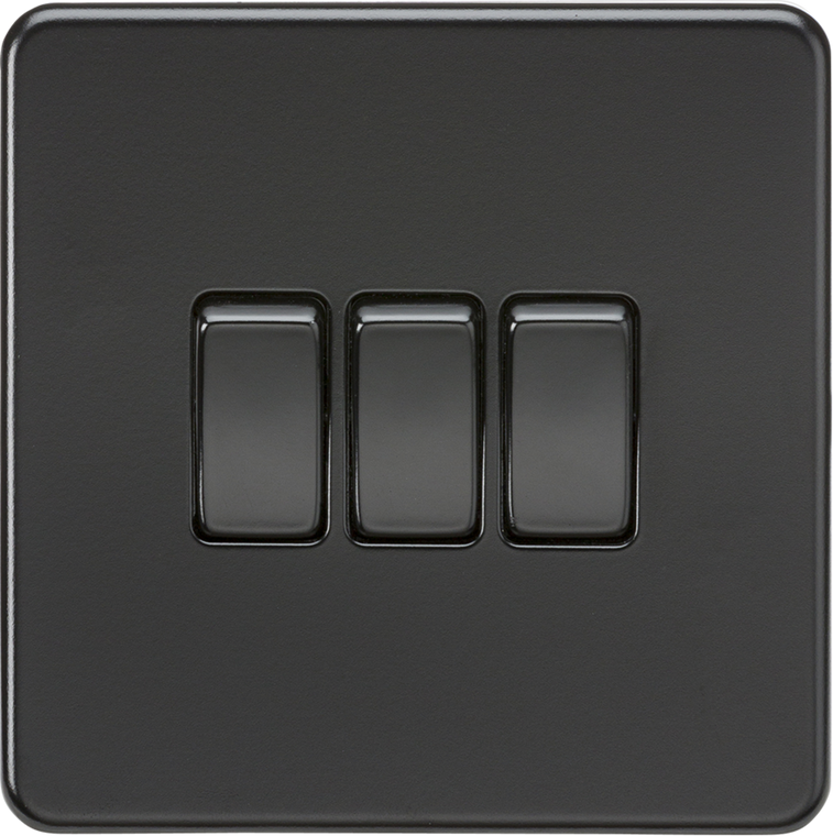 10AX 3G 2-way Switch - Matt Black