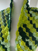 Bells of Ireland Color Handmade-Crochet Scarf