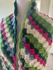 Watermelon Flower Color Handmade-Crochet Scarf