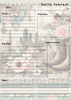 Handmade Cowgirl Themed Daily Journal Notepad
