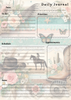 Handmade Cowgirl Themed Daily Journal Notepad