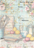 Handmade Kitchen Themed Daily Journal Notepad