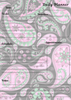 Handmade Paisley Themed Daily Planner Notepad