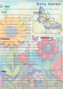 Handmade Spring Themed Daily Journal Notepad