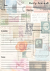 Handmade Vintage Paper Themed Daily Journal Notepad