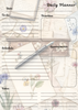 Handmade Vintage Paper Themed Daily Planner Notepad
