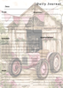 Handmade Farm Themed Daily Journal Notepad