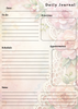 Handmade Lace Themed Daily Journal Notepad