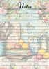 Kitchen Themed Notepads.