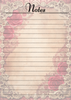 Lace Themed Notepads.