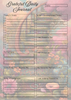 Floral Decor Themed Grateful Daily Planner Notepad