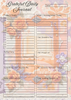 Floral Lace Themed Grateful Daily Planner Notepad.