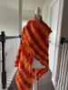 Handmade-Crochet Shawl Marigold Color