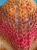 Handmade-Crochet Shawl Marigold Color