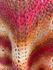 Handmade-Crochet Shawl Marigold Color
