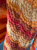 Handmade-Crochet Shawl Marigold Color